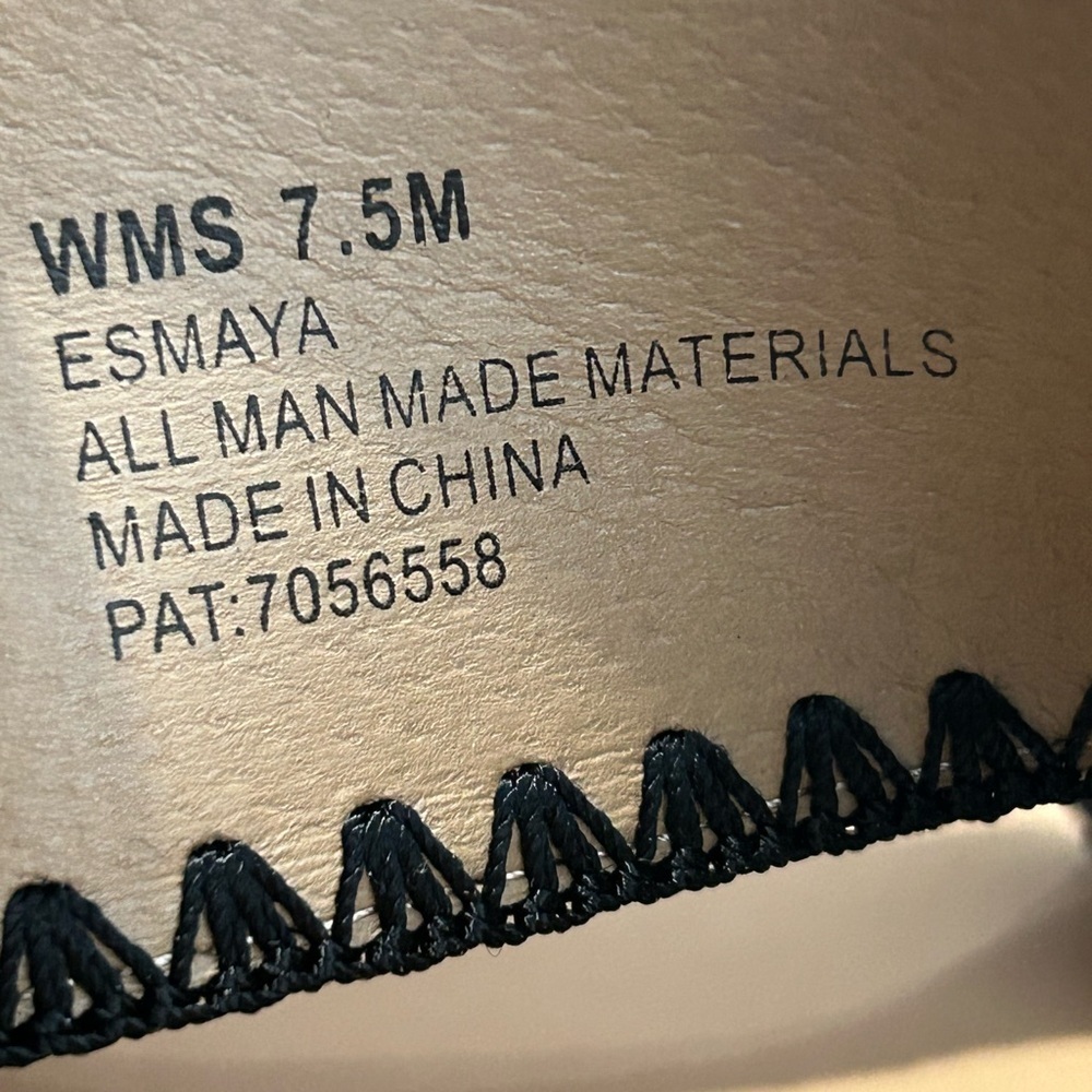 DV by Dolce Vita Esmaya Black Wedge Sandals Women’s Size 7.5 New With Box - Picture 11 of 12